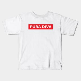 Pura Diva Costa Rica Tica Kids T-Shirt